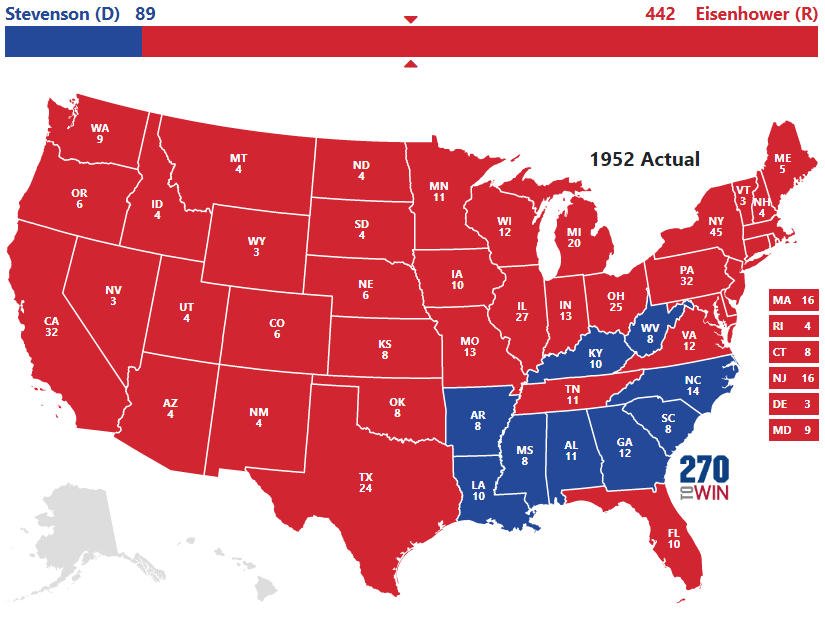 Presidential Election of 1952 270toWin