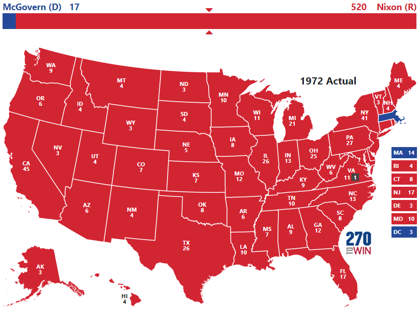 Presidential Election of 1972 270toWin