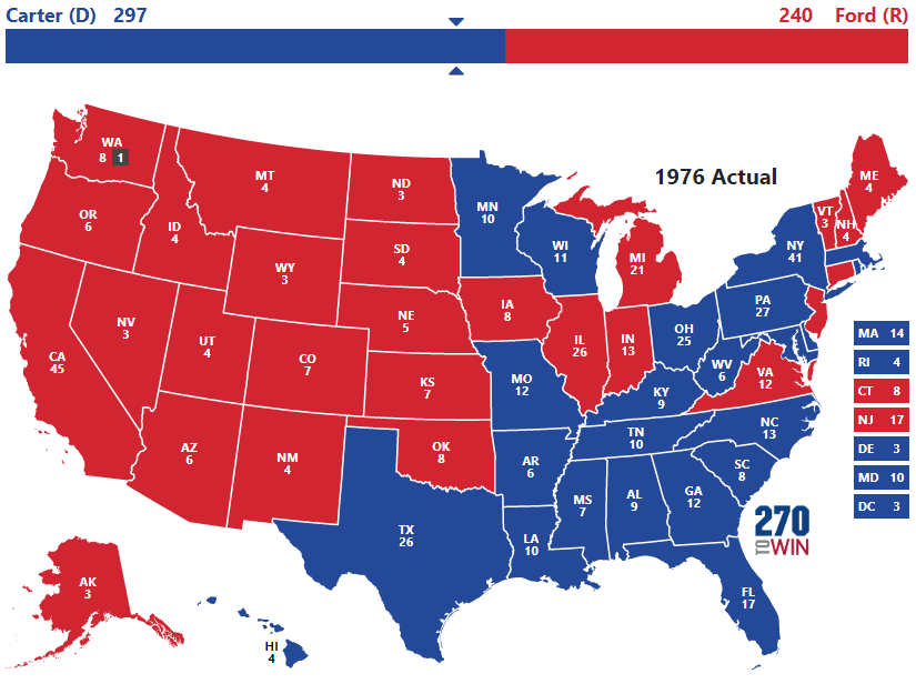 Presidential Election of 1976 270toWin
