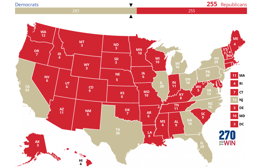 270toWin 2024 Presidential Election Interactive Map, 41% OFF