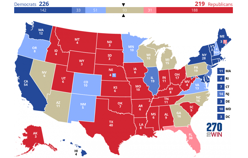 CNN 2024 Electoral College Map