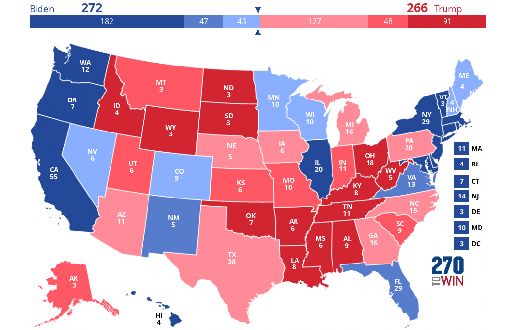 2024 Presidential Election Interactive Map