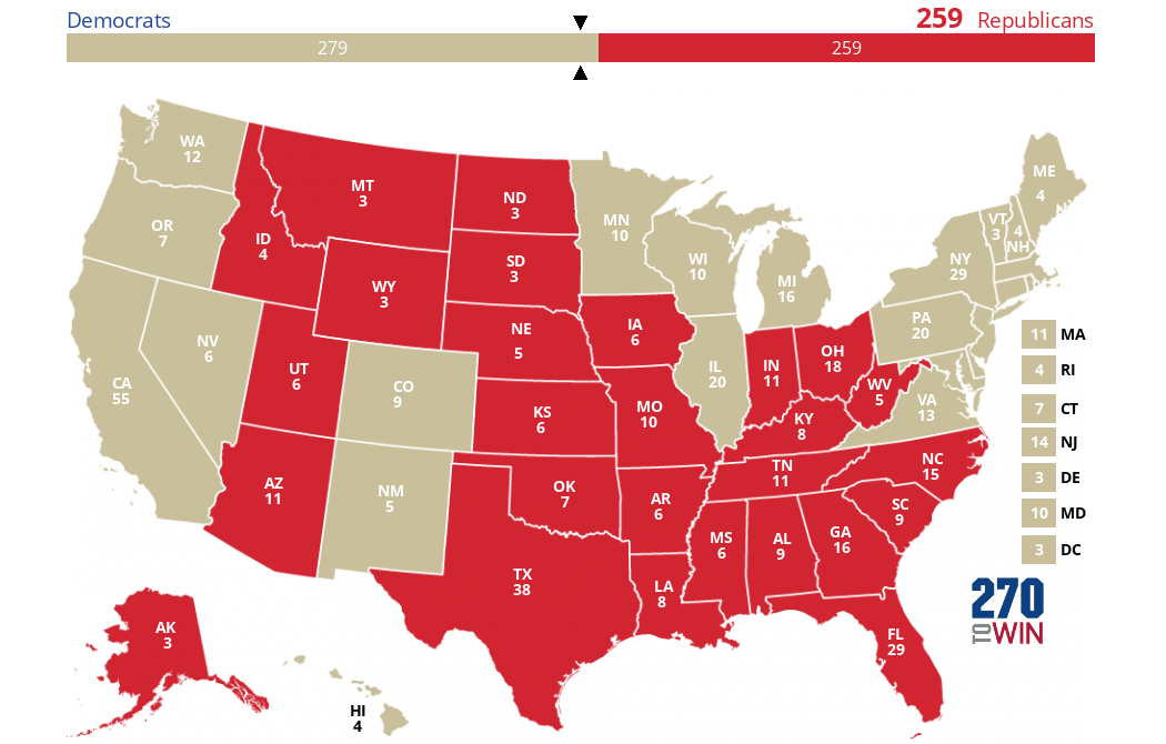 2024 Presidential Election Interactive Map