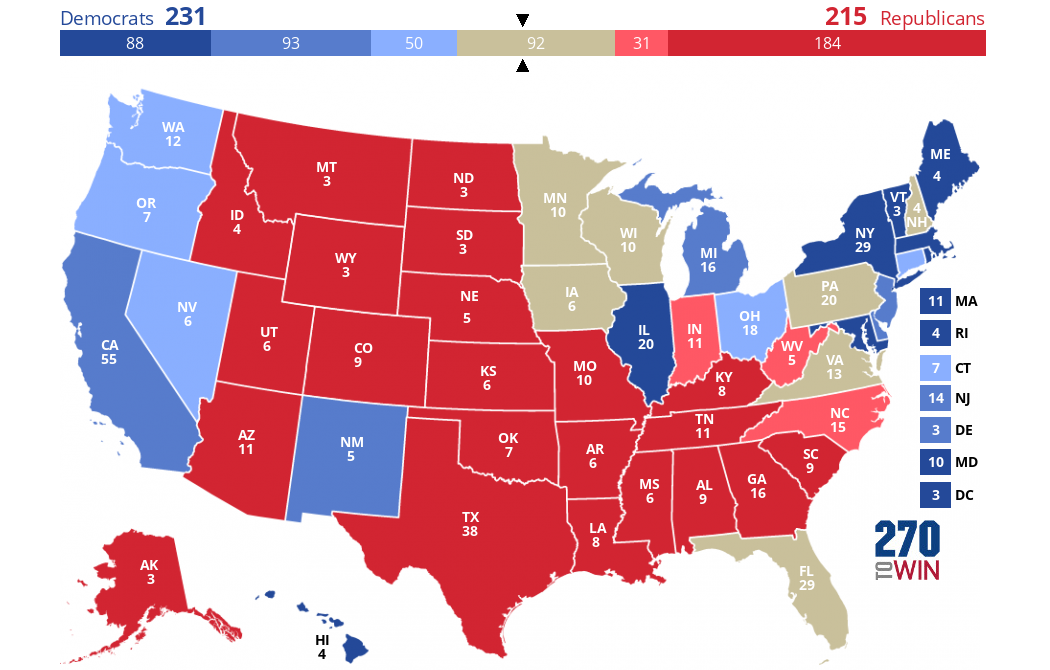 2024 Presidential Election Interactive Map