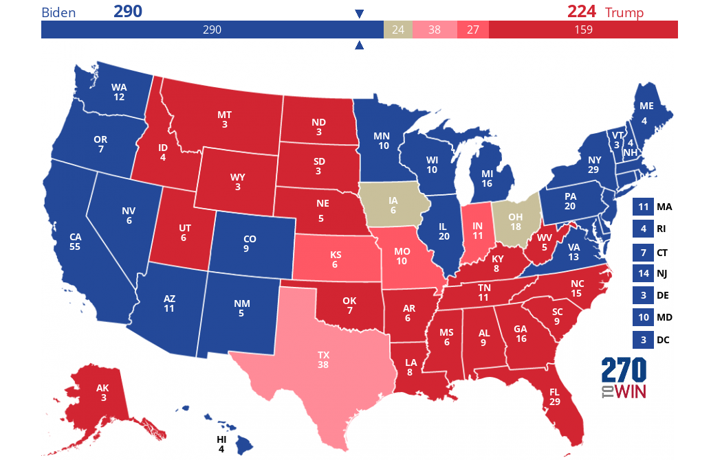 2024 Presidential Election Interactive Map