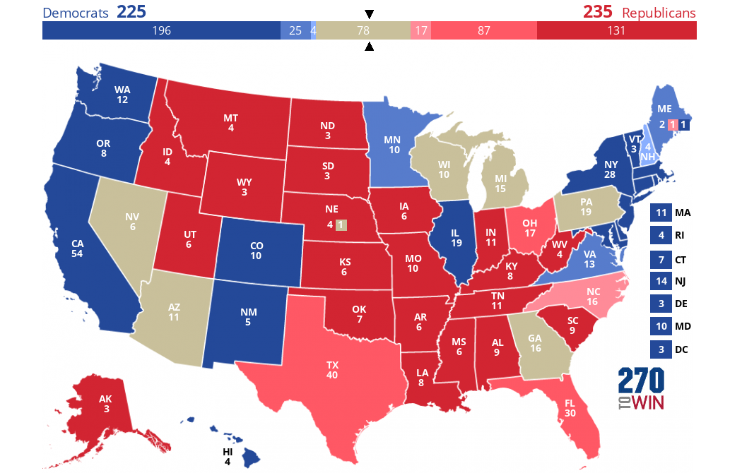 U.S. News 2024 Presidential Election Ratings 270toWin