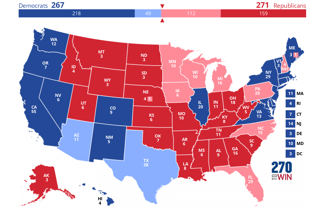 2024 Presidential Election Interactive Map