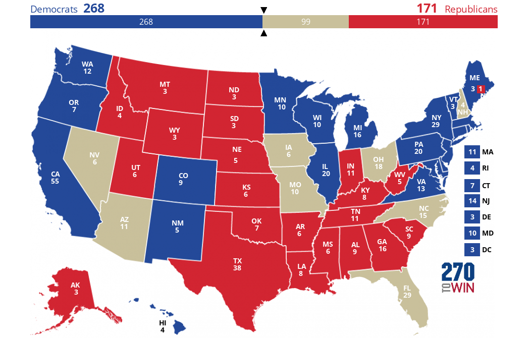 2024 Presidential Election Interactive Map