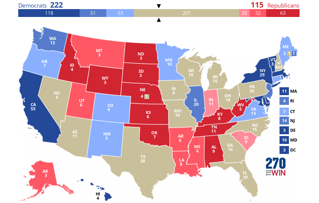 2020 Presidential Election Interactive Map