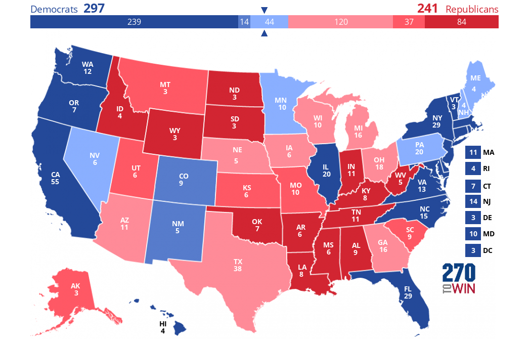 2024 Presidential Election Interactive Map