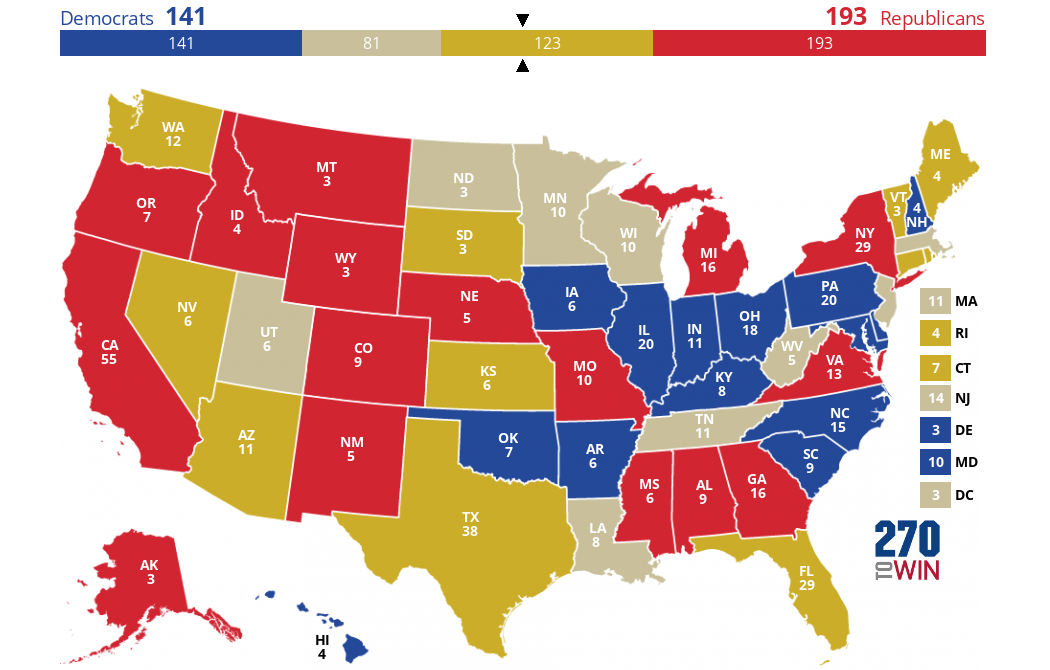 2024 Presidential Election Interactive Map