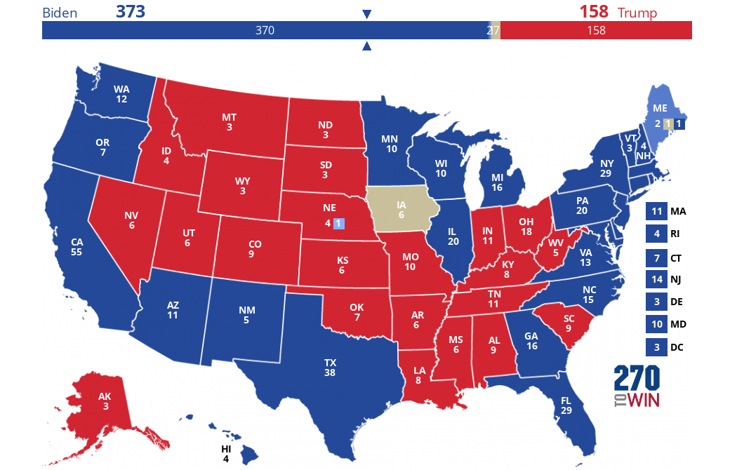 2024 Presidential Election Interactive Map