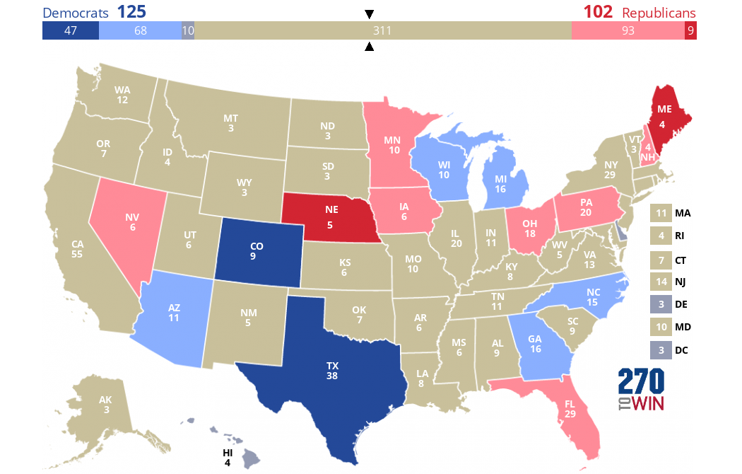 2024 Presidential Election Interactive Map