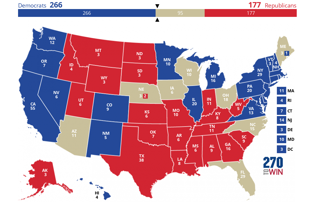 2024 Presidential Election Interactive Map