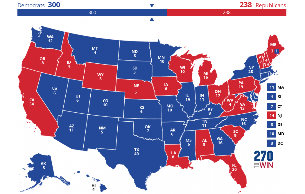 2024 Presidential Election Interactive Map