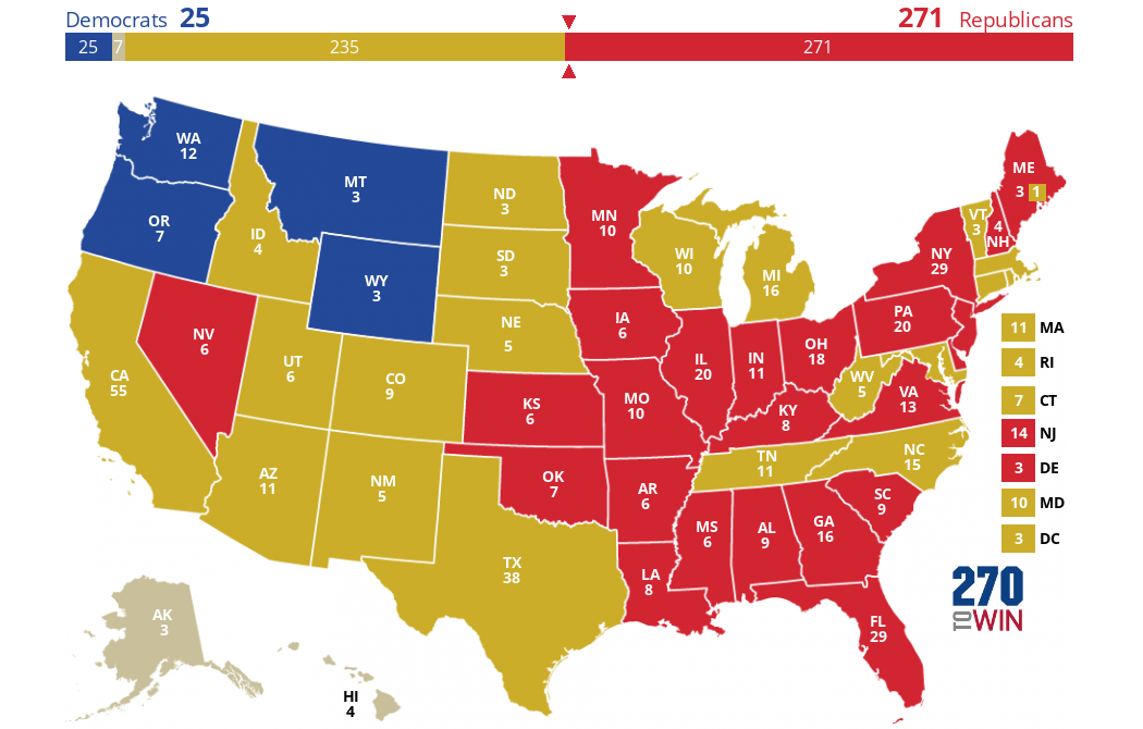 2024 Presidential Election Interactive Map