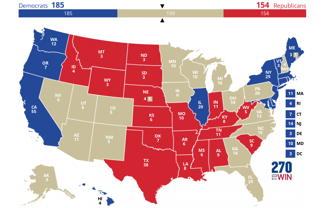 2024 Presidential Election Interactive Map