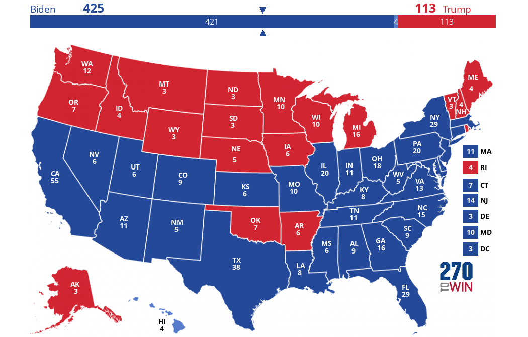 2024 Presidential Election Interactive Map