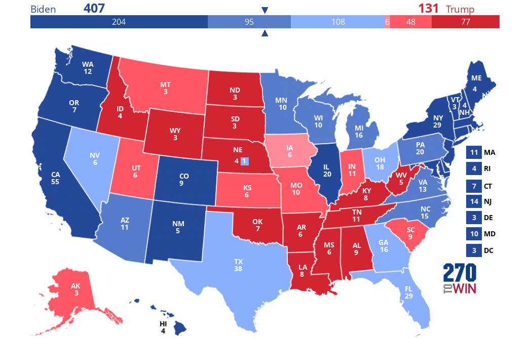 2024 Presidential Election Interactive Map