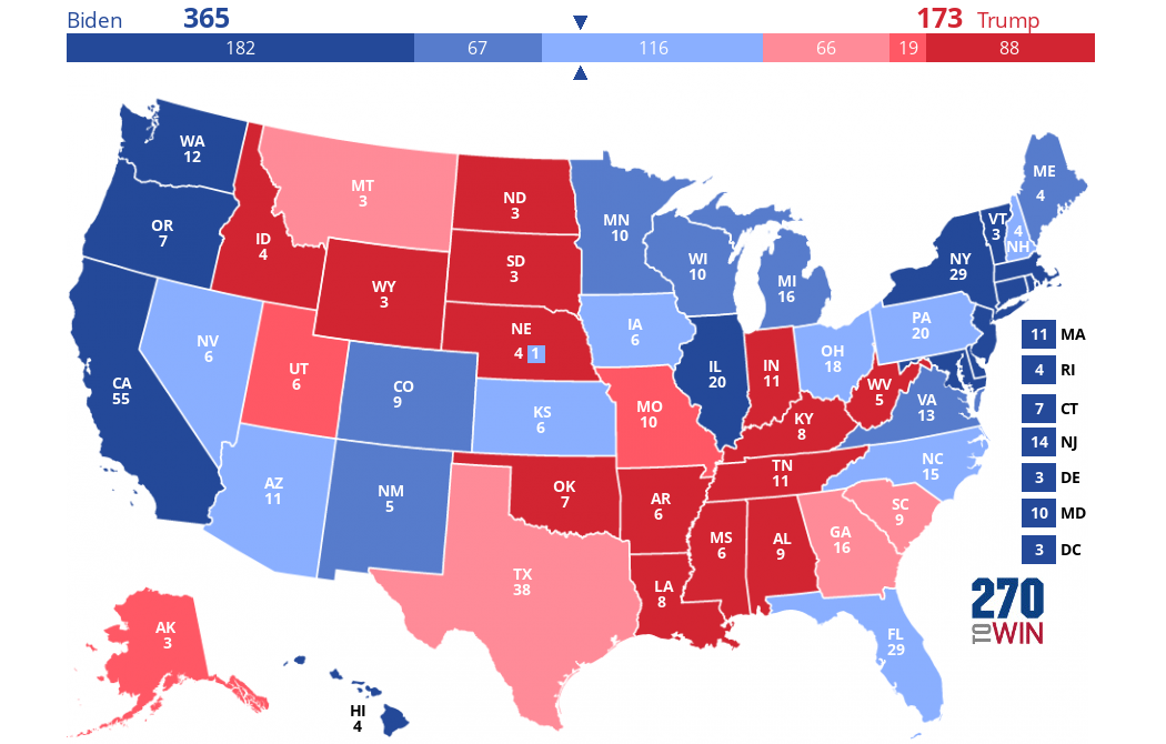 2024 Presidential Election Interactive Map