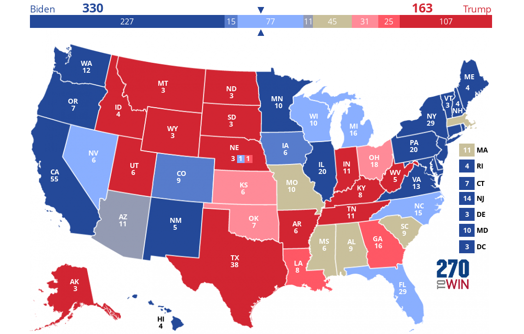 2024 Presidential Election Interactive Map