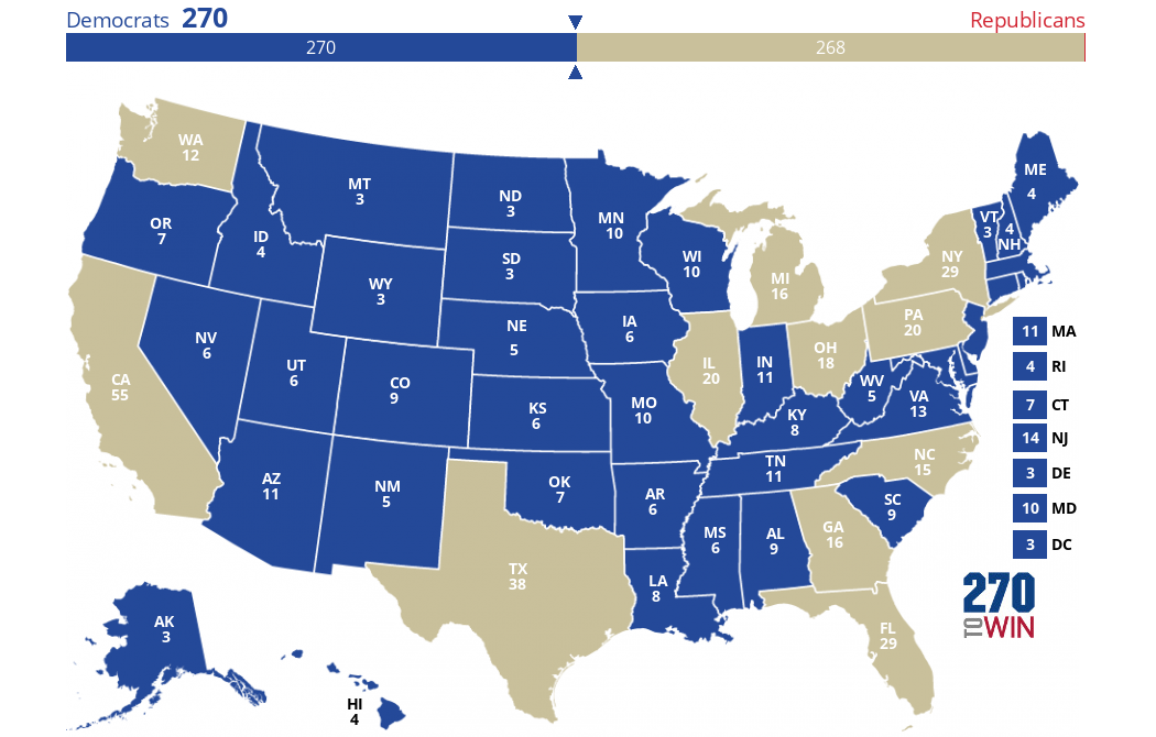 2024 Presidential Election Interactive Map