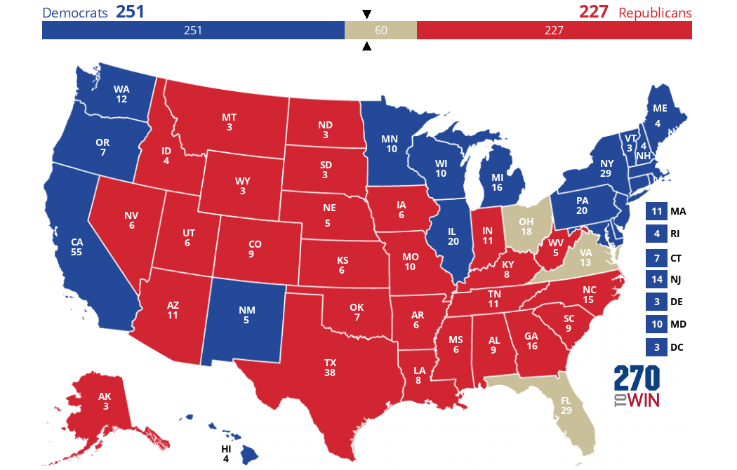 2024 Presidential Election Interactive Map