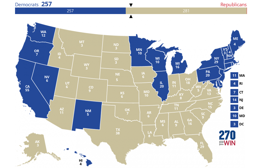 2024 Presidential Election Interactive Map