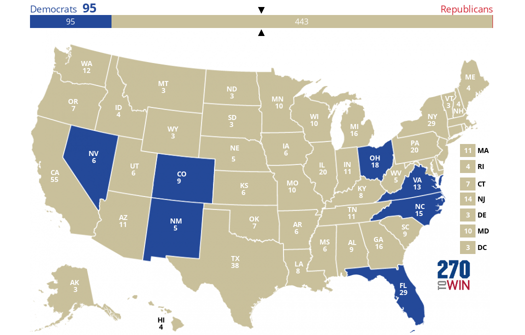 2024 Presidential Election Interactive Map