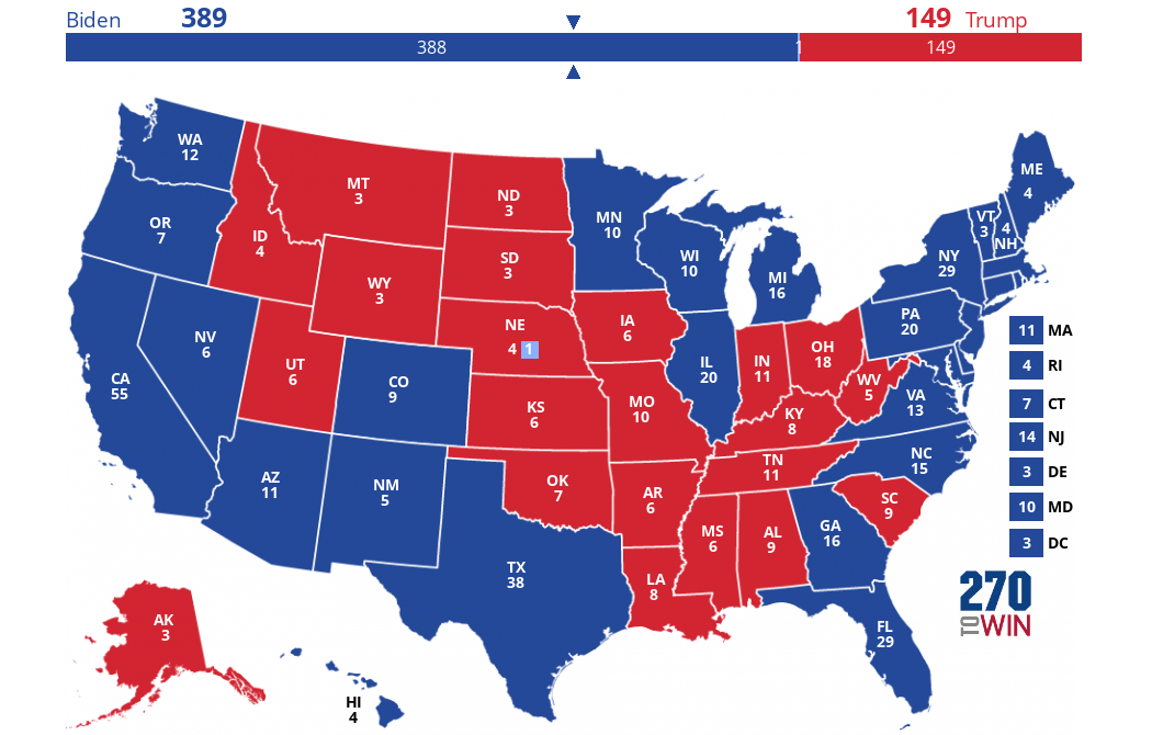 2024 Presidential Election Interactive Map