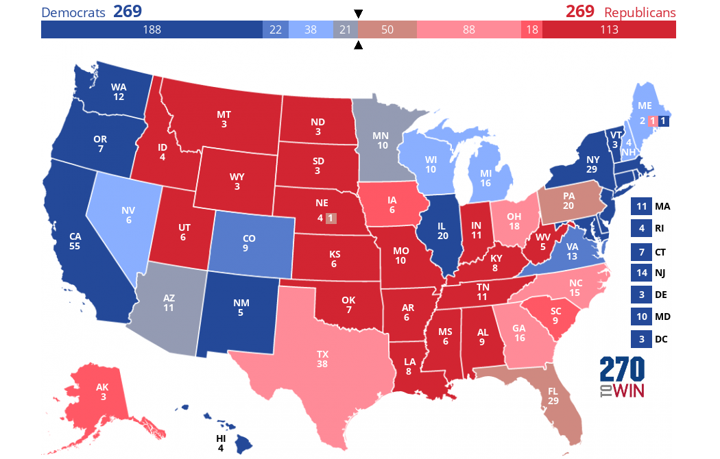 2024 Presidential Election Interactive Map