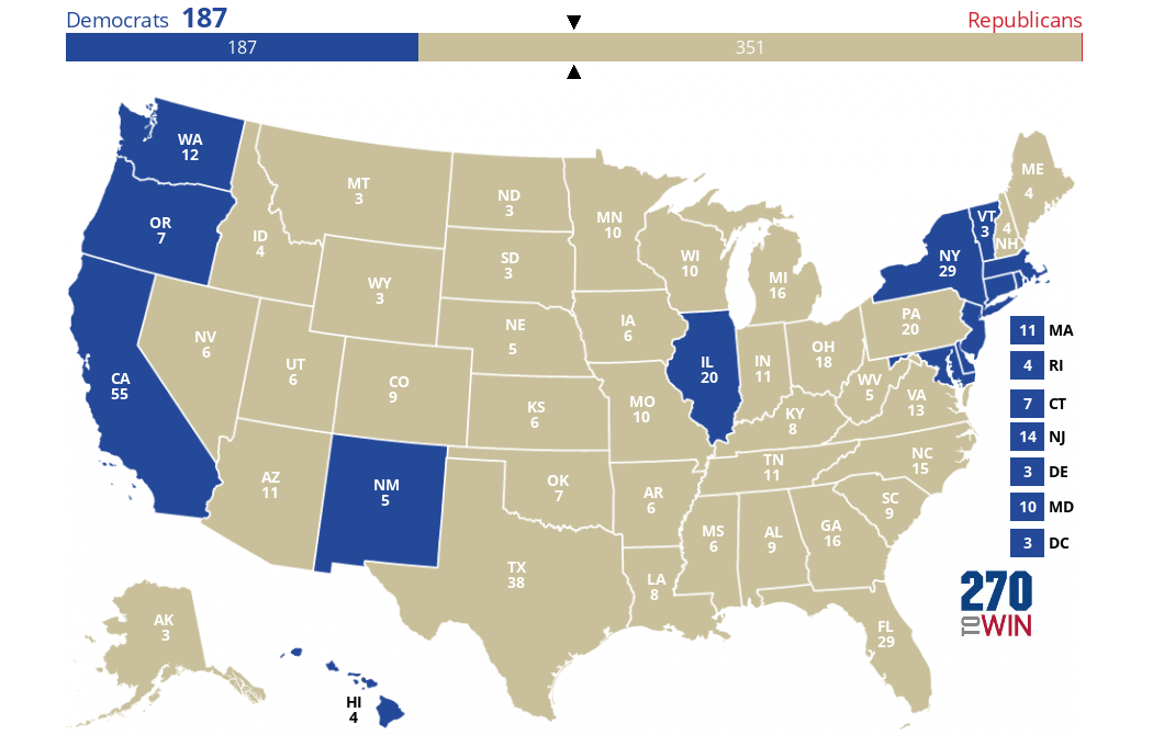 2024 Presidential Election Interactive Map