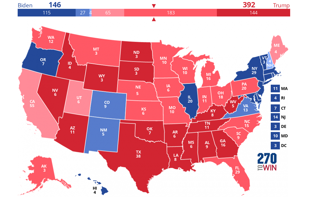 2024 Presidential Election Interactive Map