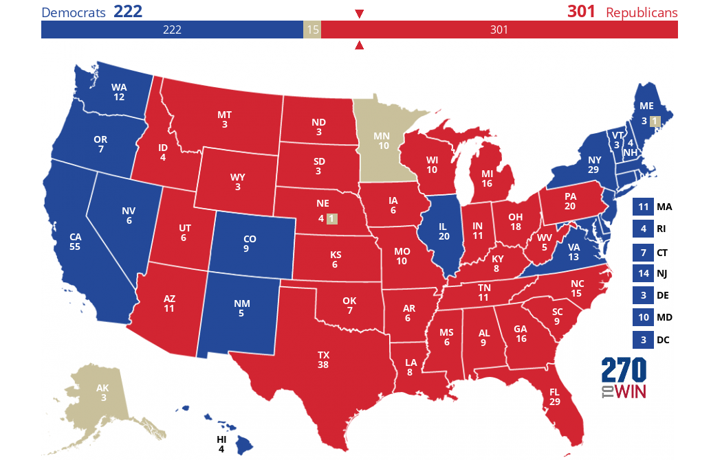 2024 Presidential Election Interactive Map