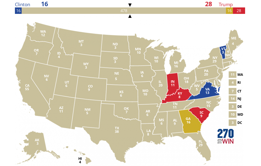 2024 Presidential Election Interactive Map