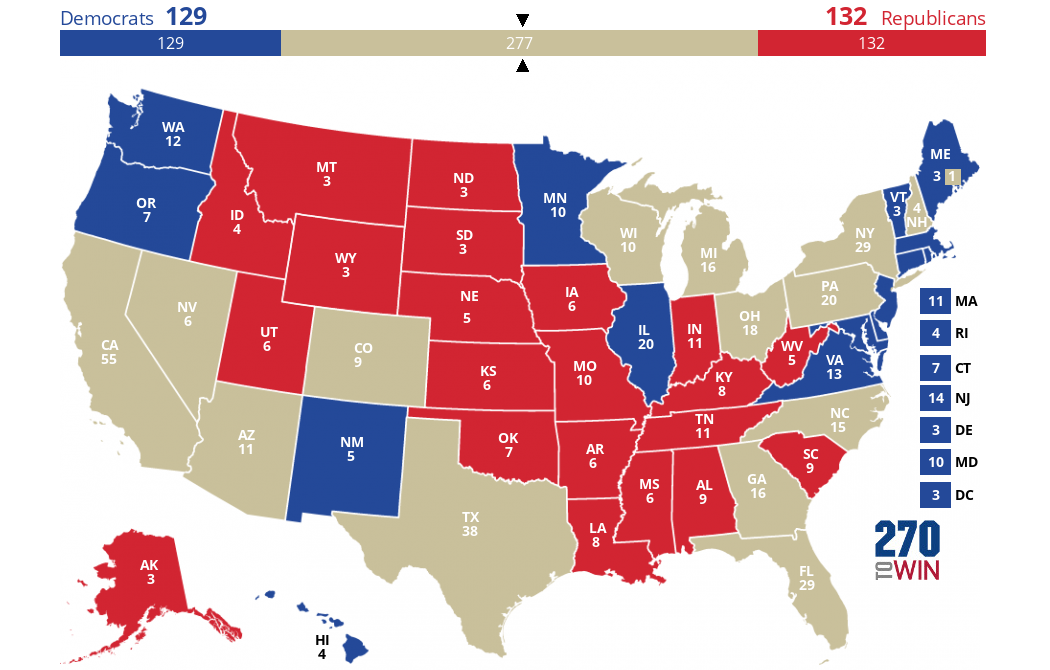 2024 Presidential Election Interactive Map