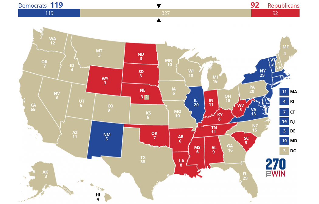 2024 Presidential Election Interactive Map