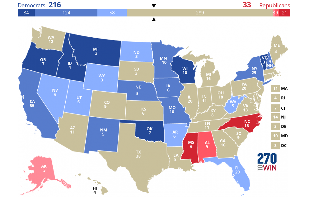 2024 Presidential Election Interactive Map