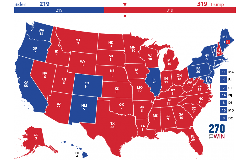 2025 Presidential Election Interactive Map