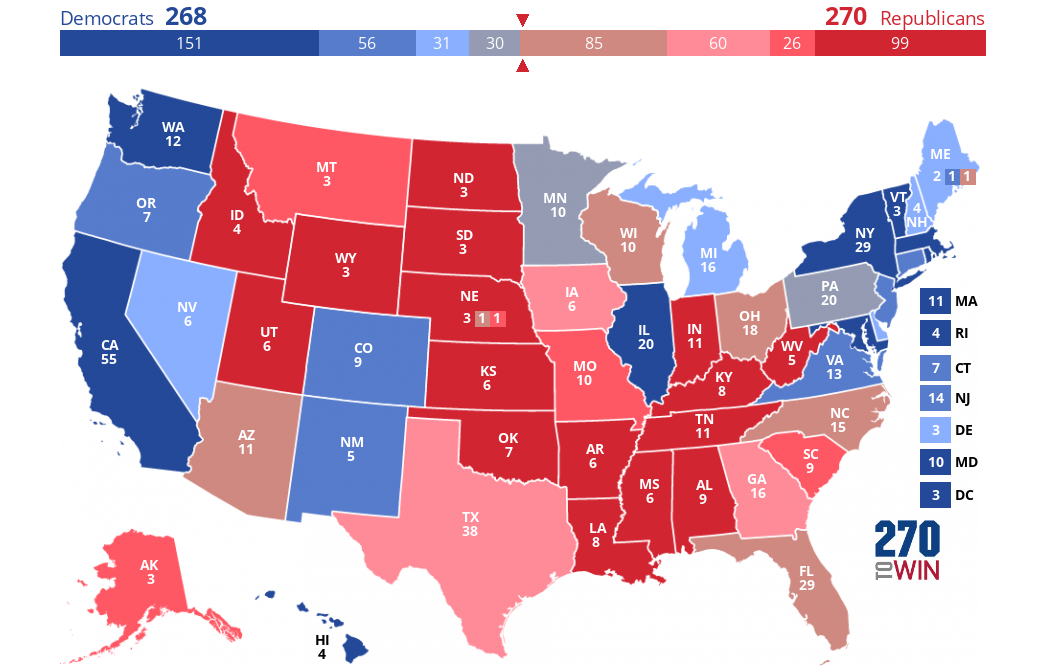 2024 Presidential Election Interactive Map