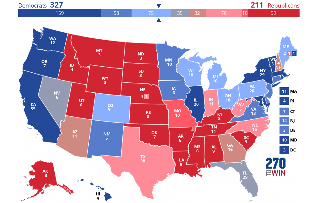 2024 Presidential Election Interactive Map