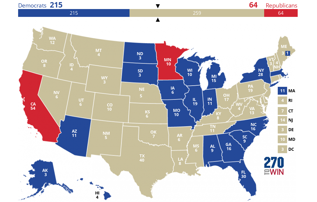 2024 Presidential Election Interactive Map