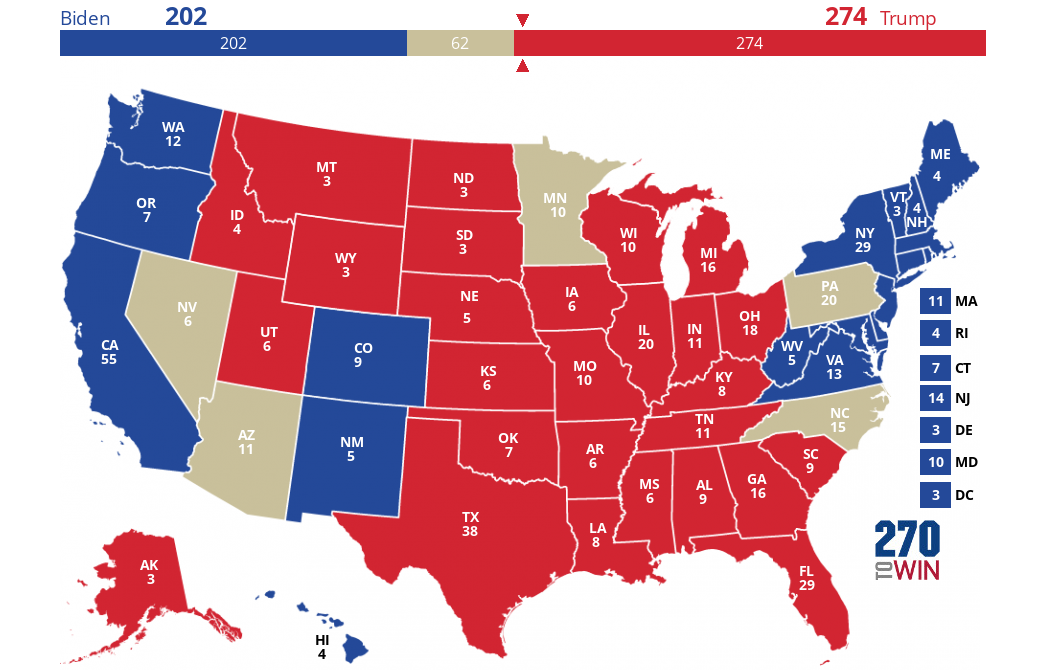 2024 Presidential Election Interactive Map