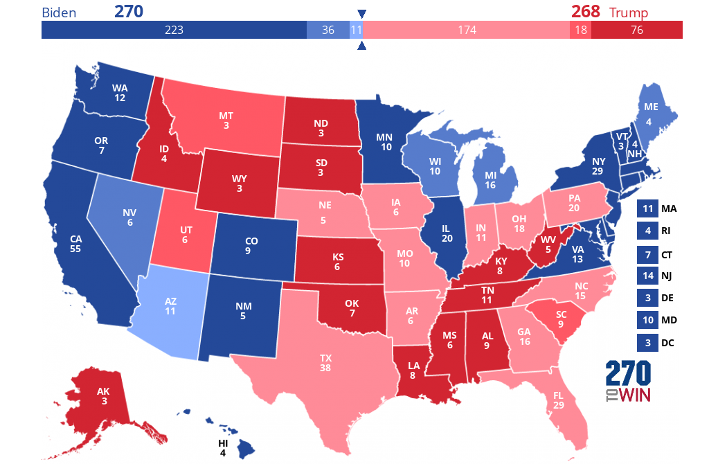 2024 Presidential Election Interactive Map