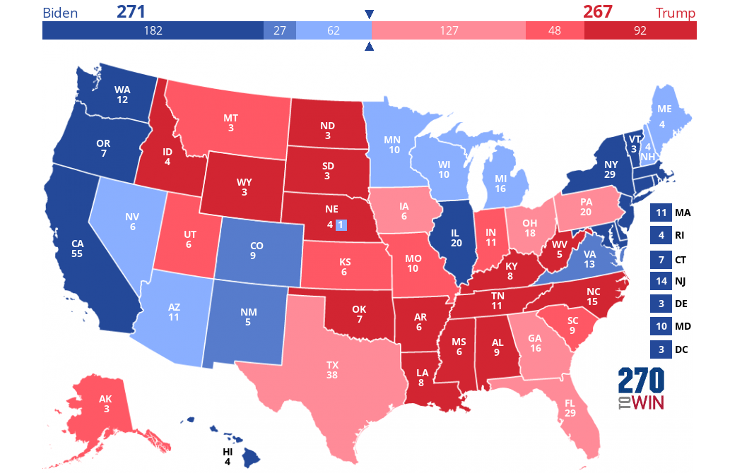 2024 Presidential Election Interactive Map