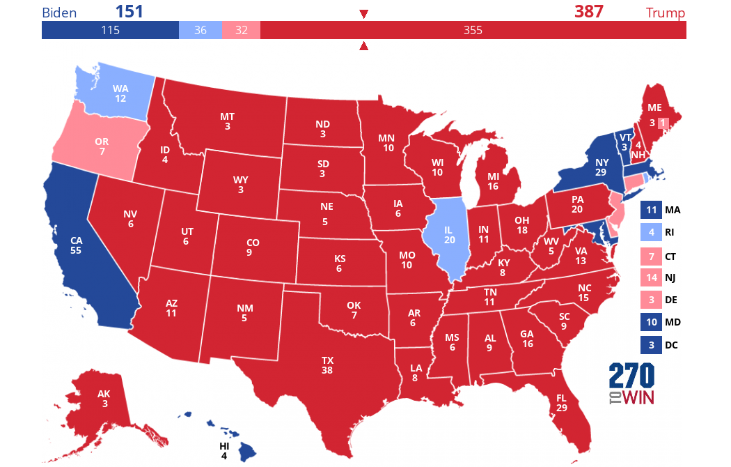 2024 Presidential Election Interactive Map