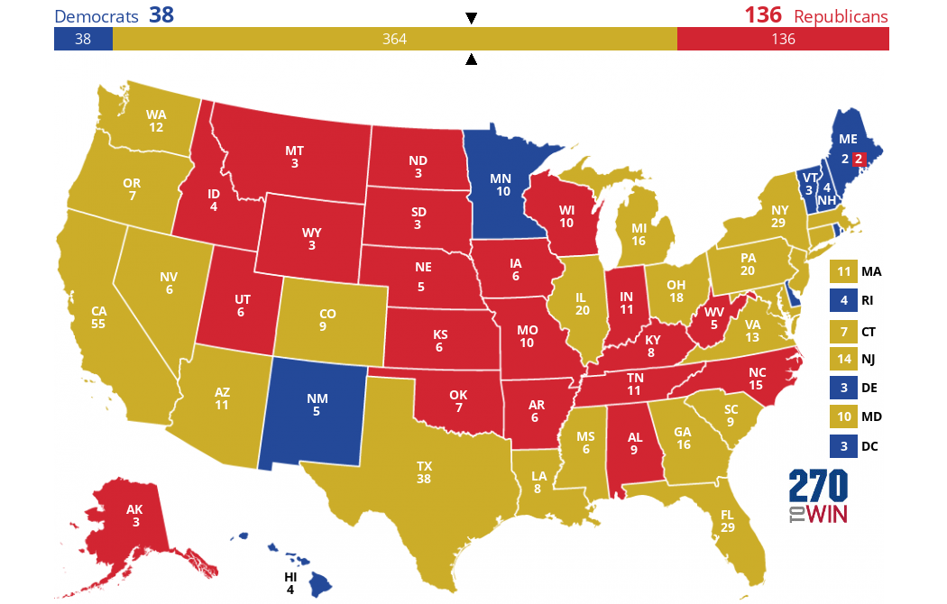 2024 Presidential Election Interactive Map