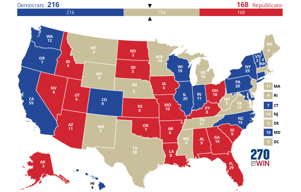 2024 Presidential Election Interactive Map