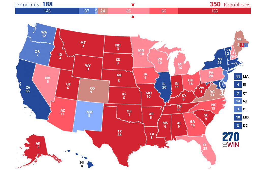 2024 Presidential Election Interactive Map