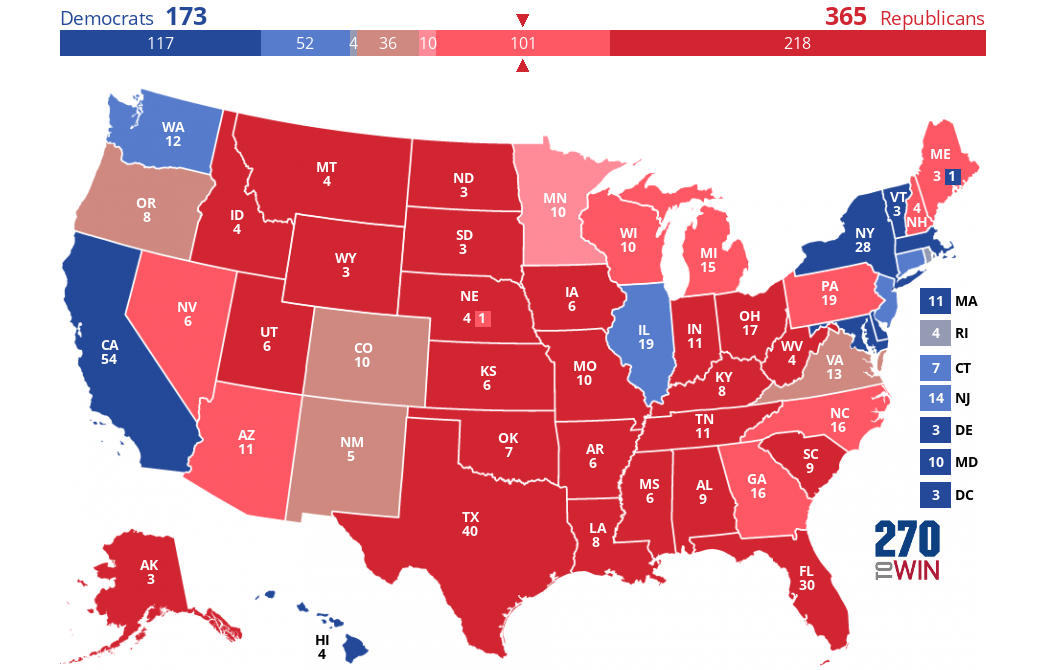 2024 Presidential Election Interactive Map